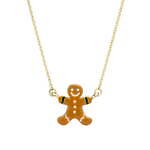 アリータのクリスマスジュエリー、“雪だるま＆ジンジャーマン”モチーフのネックレスなど｜写真2