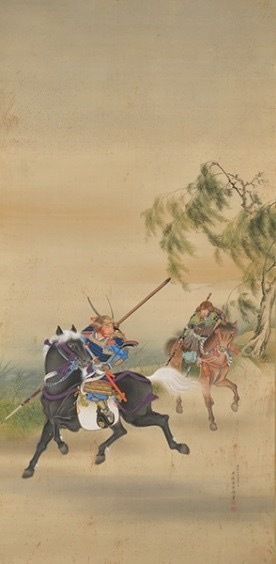 邨田丹陵筆 《両雄会湖畔図》
明治27年(1894年) 砂川家蔵 ［後期展示］