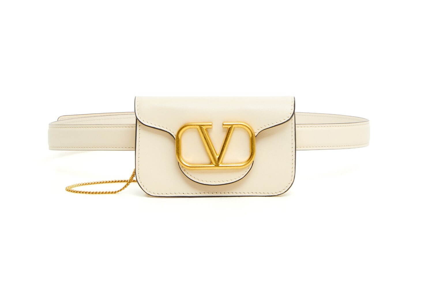 ヴァレンティノ ガラヴァーニ“Vロゴ”を施した巾着バッグ＆ベルトバッグ