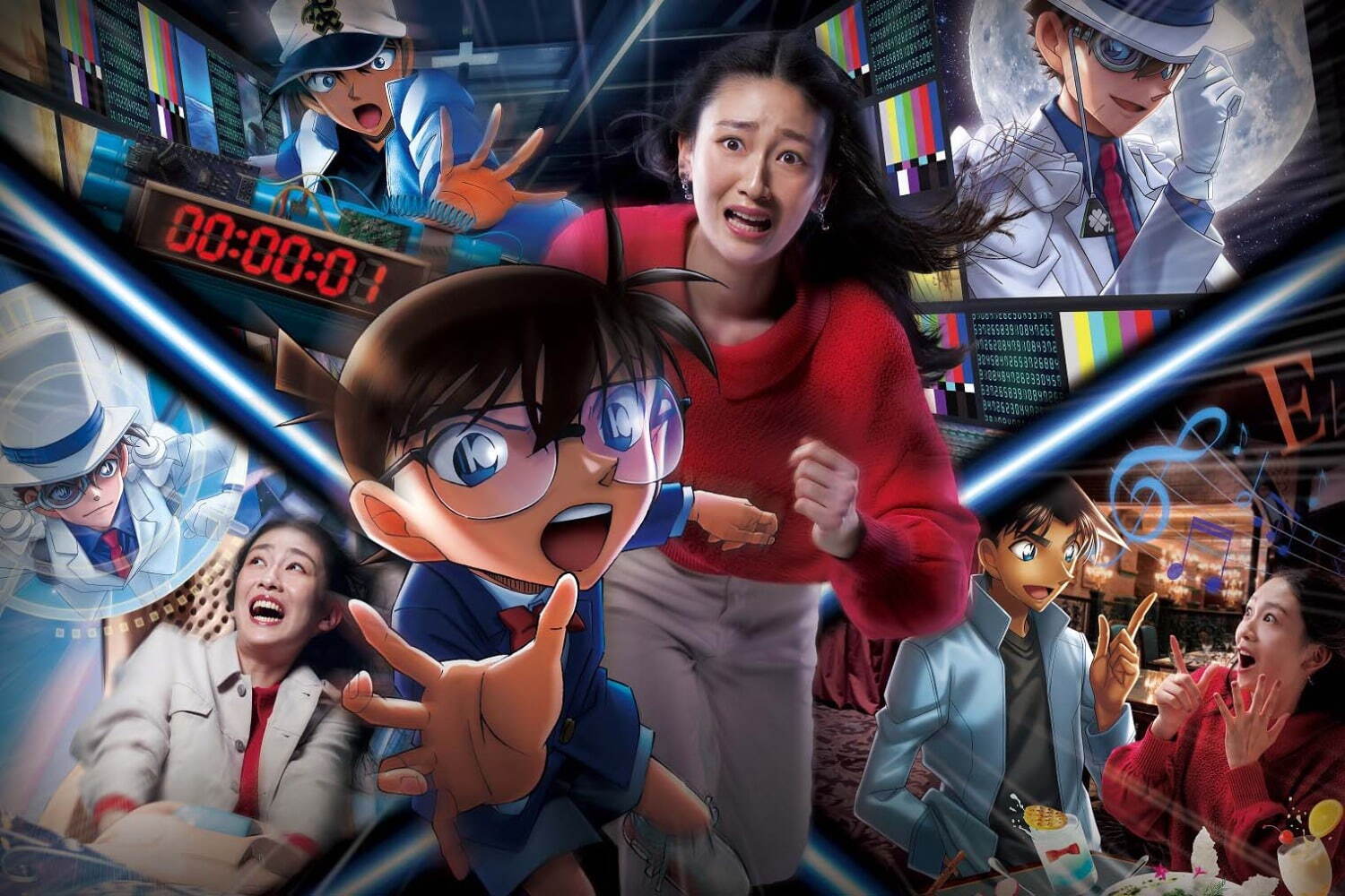 USJ「名探偵コナン・ワールド」24年に再登場、劇場版最新作「100