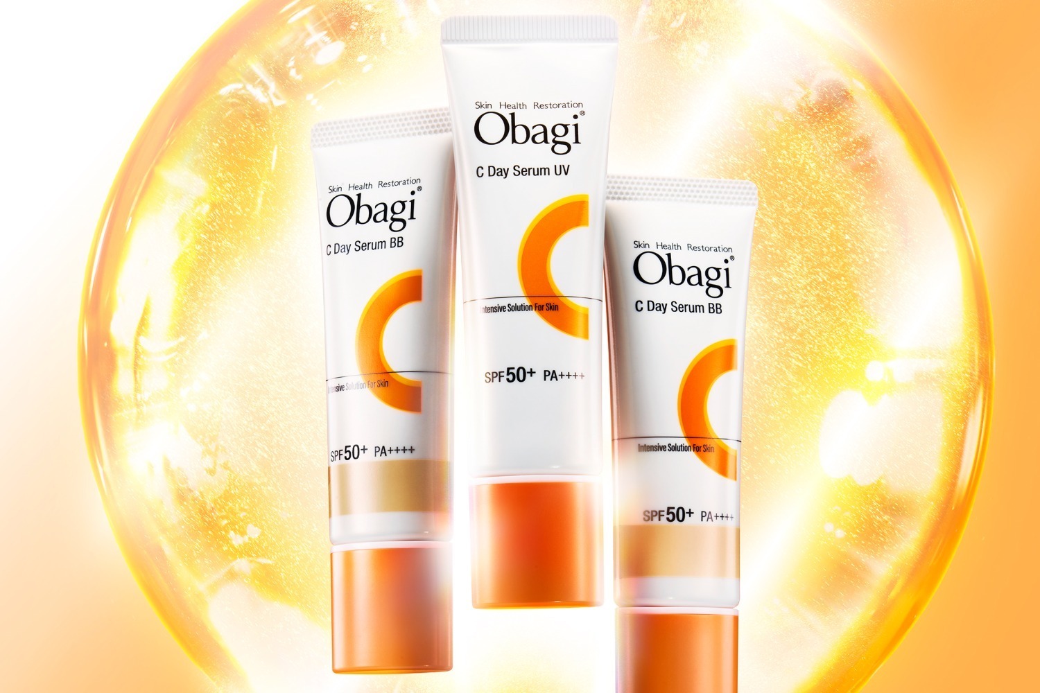 「オバジC デイセラムUV」 SPF50+/PA++++ 30g 3,300円＜新製品＞ 「オバジC デイセラムBB」 SPF50+/PA++++ 30g 3,300円＜新製品＞