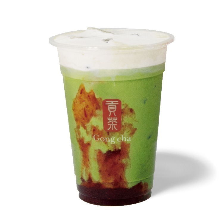 メリーストロベリー抹茶 ミルクティー(ICED) 650円