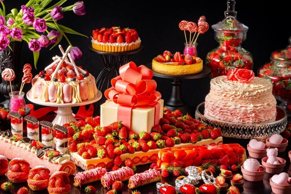 ヨーク｜ヒルトン名古屋のいちご尽くしのスイーツビュッフェ、約20種類のストロベリースイーツを堪能