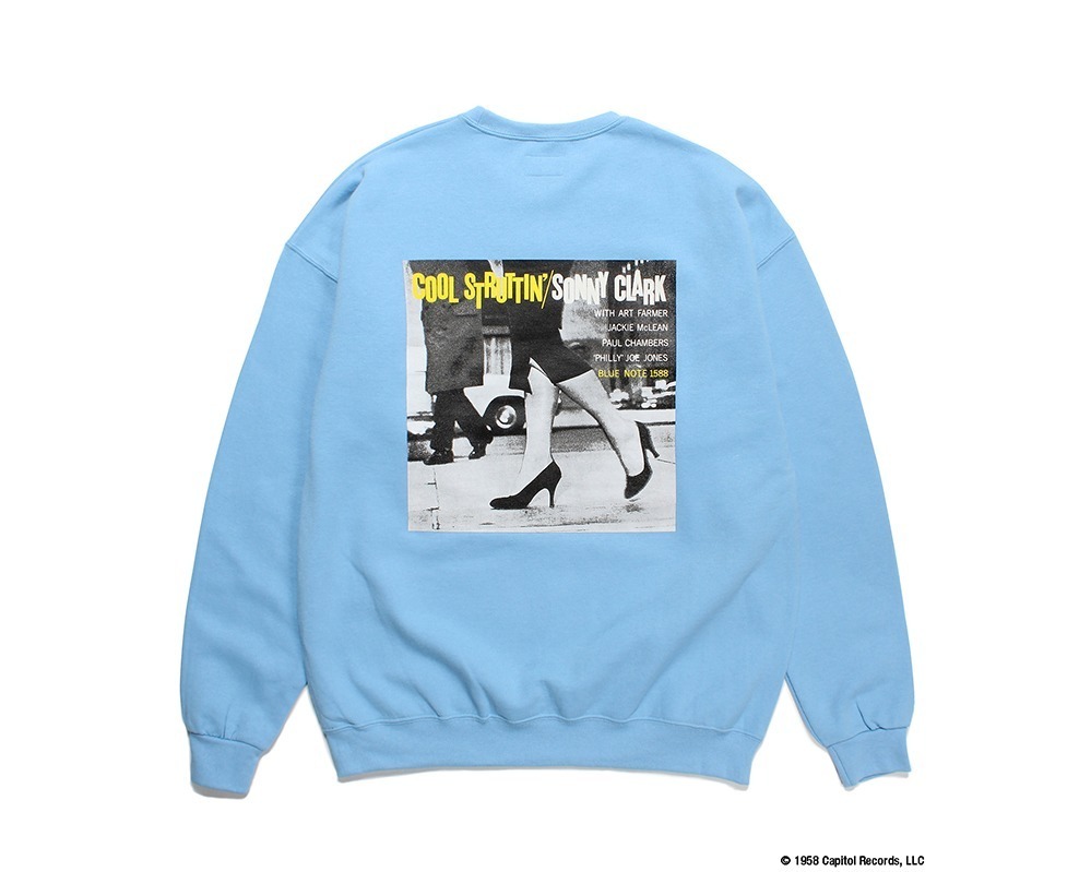 BLUE NOTE / SWEAT SHIRT ブルーノート ダブルネーム クルー