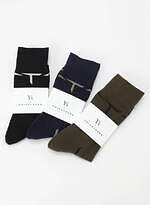 Y's×シックストックスのコラボ靴下第2弾、“途切れたようなライン”のハイゲージソックスなど｜写真1