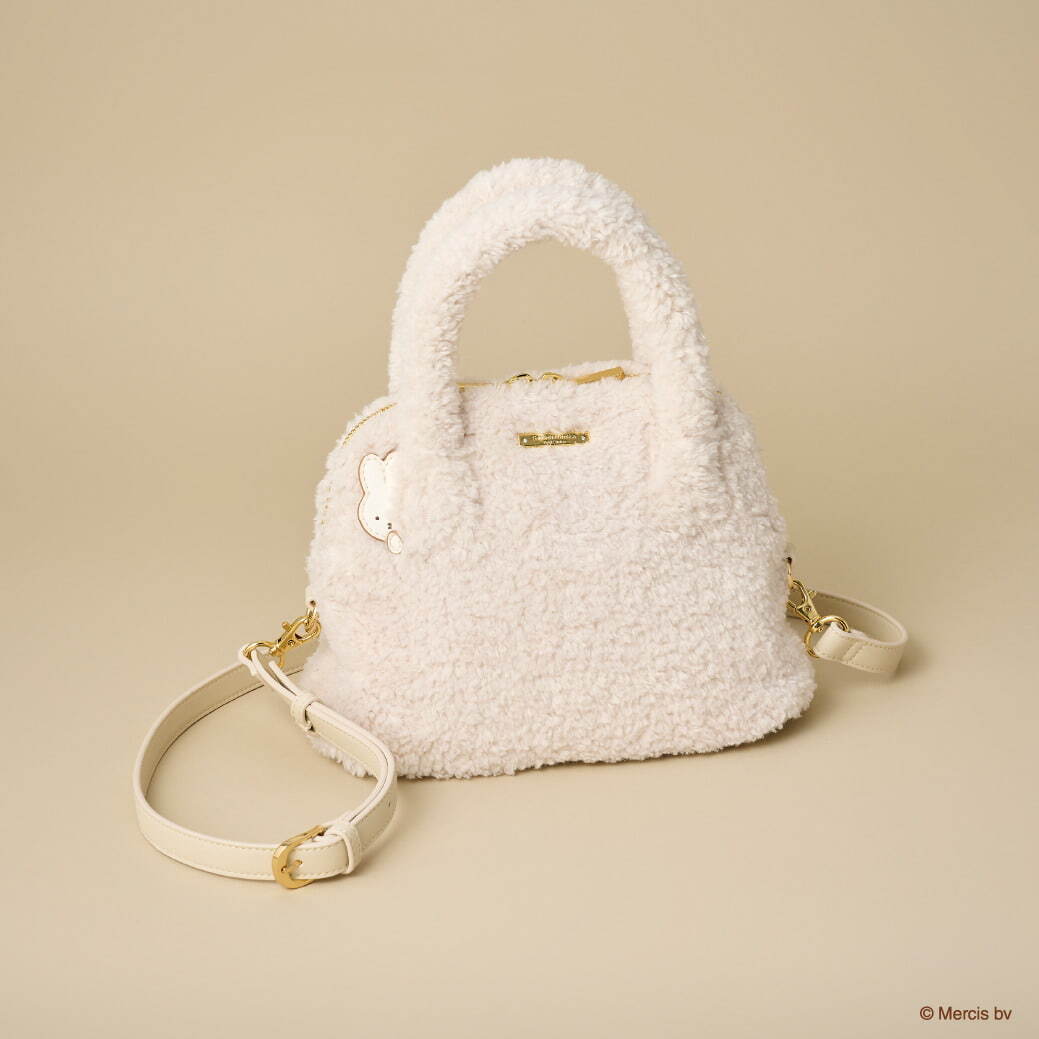 サマンサタバサプチチョイス×ミッフィー、“ひょっこりミッフィー”の財布＆もこもこボアバッグ｜写真6