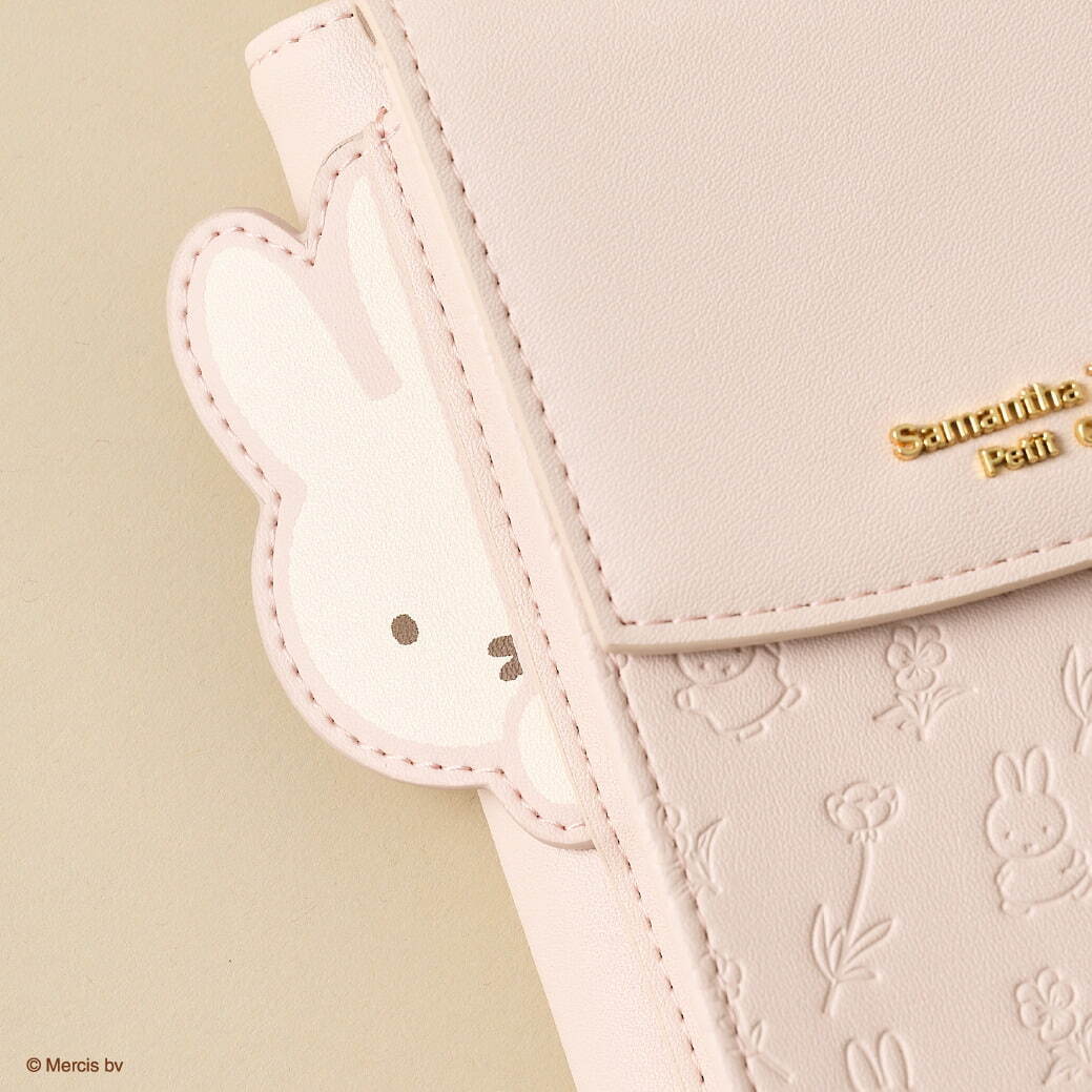 サマンサタバサプチチョイス×ミッフィー、“ひょっこりミッフィー”の財布＆もこもこボアバッグ｜写真3