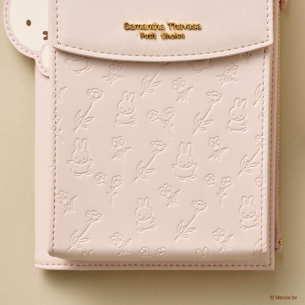 サマンサタバサプチチョイス×ミッフィー、“ひょっこりミッフィー”の財布＆もこもこボアバッグ｜写真2