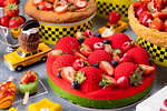 ヒルトン大阪のいちごスイーツビュッフェ、NYの街をイメージした多彩なストロベリースイーツ｜写真3