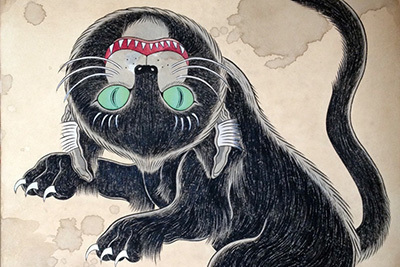 「化け猫と幻獣」