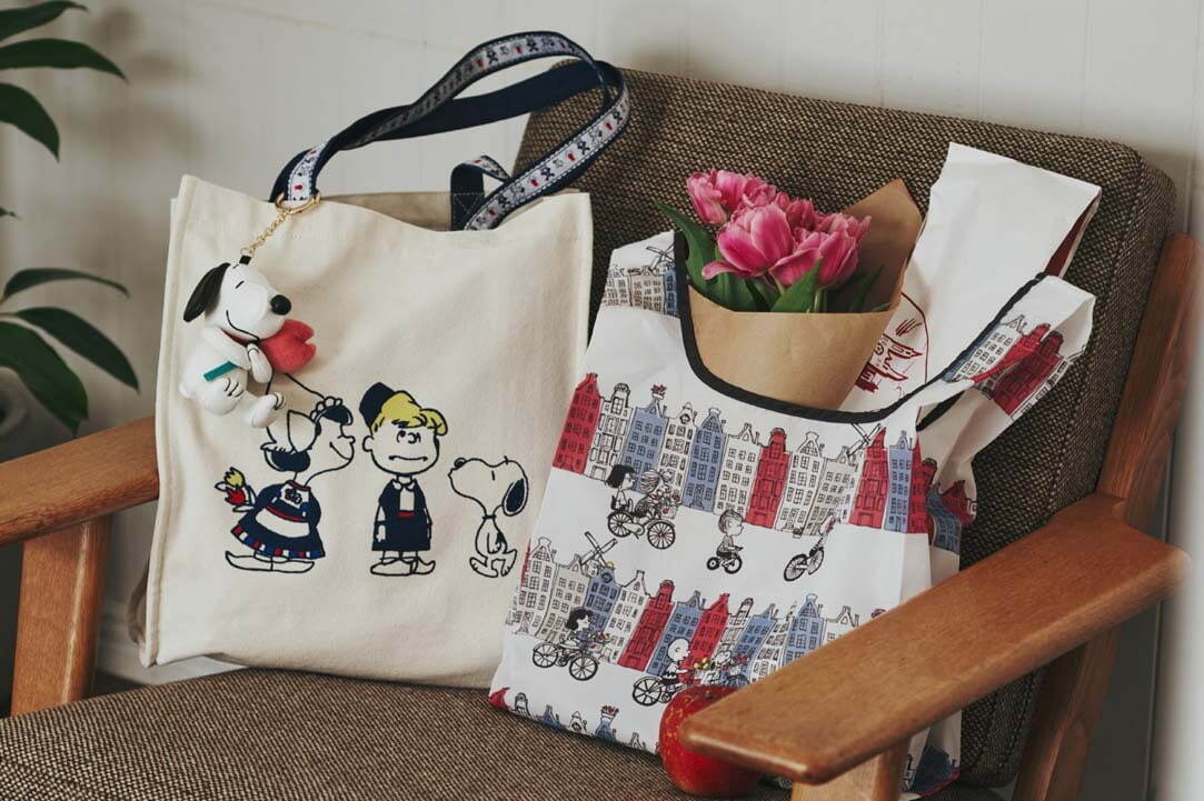アフタヌーンティー×ピーナッツ、オランダ・アムステルダムがテーマの新作コラボアイテム