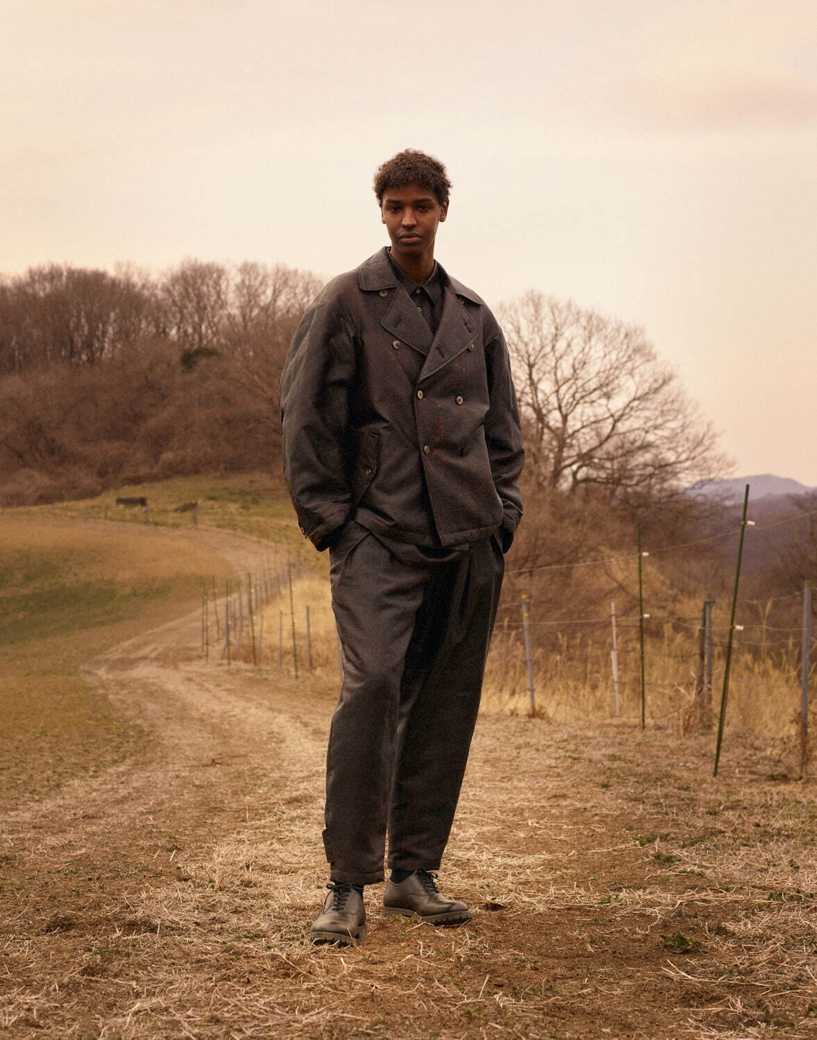 マヒト モトヨシ 2023-24年秋冬｜male ダブルジャケット