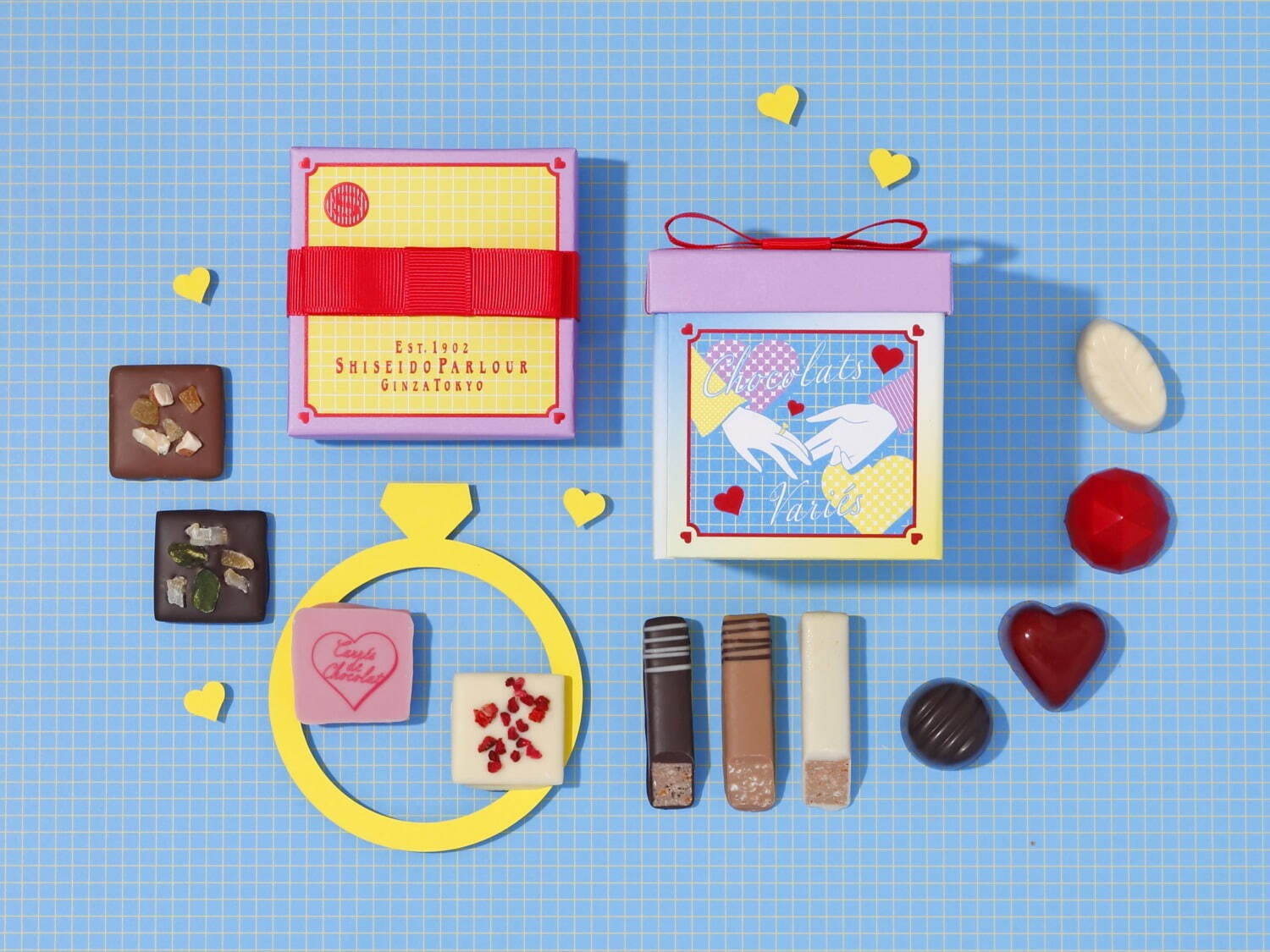 資生堂パーラー、銀座での恋物語を表現した24年のバレンタインチョコレート｜写真6