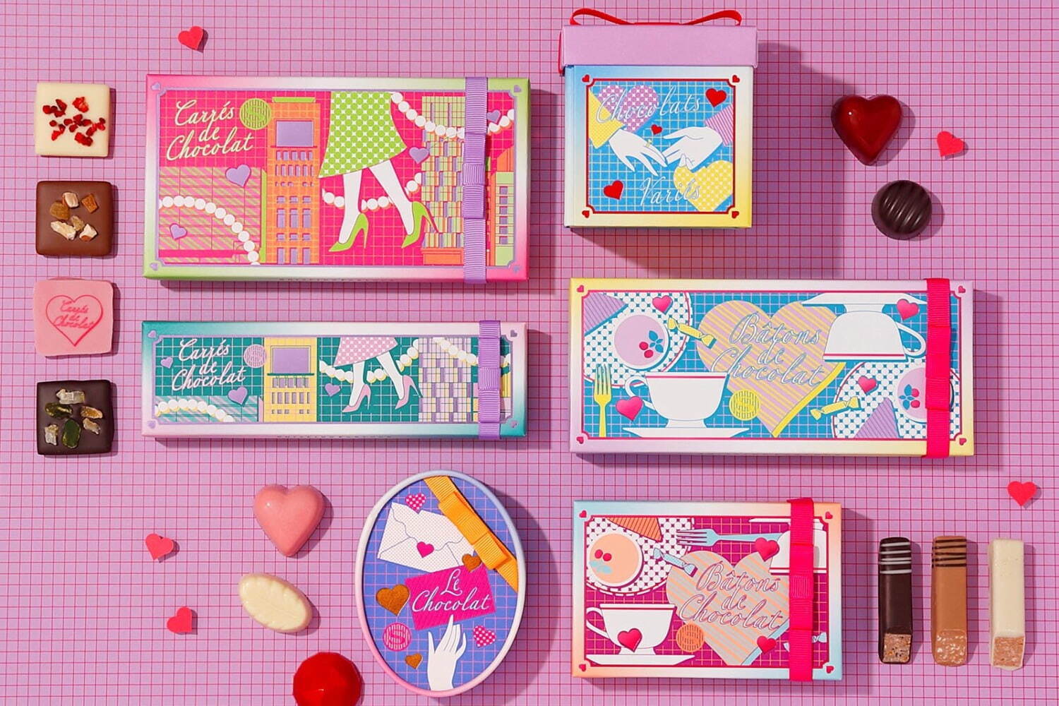 バレンタインチョコレート｜資生堂パーラー、銀座での恋物語を表現した24年のバレンタインチョコレート