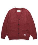 ワコマリア“レオパード柄”モへアニットカーディガン＆ストライプポーチ、直営店限定で｜写真3