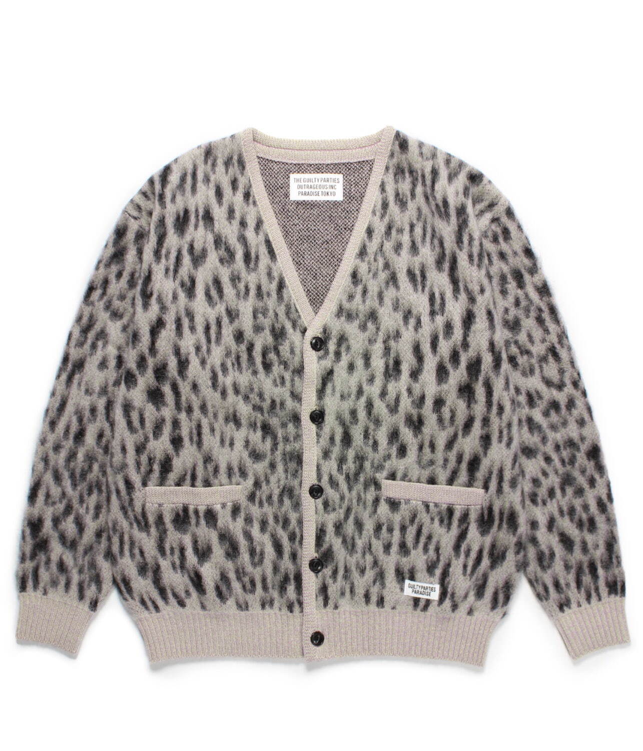 LEOPARD MOHAIR KNIT CARDIGAN 53,900円