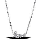 パンドラの24年バレンタインジュエリー、“Love”のレターネックレス＆ピンクのハート型チャームなど｜写真1