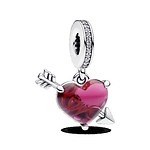 パンドラの24年バレンタインジュエリー、“Love”のレターネックレス＆ピンクのハート型チャームなど｜写真6