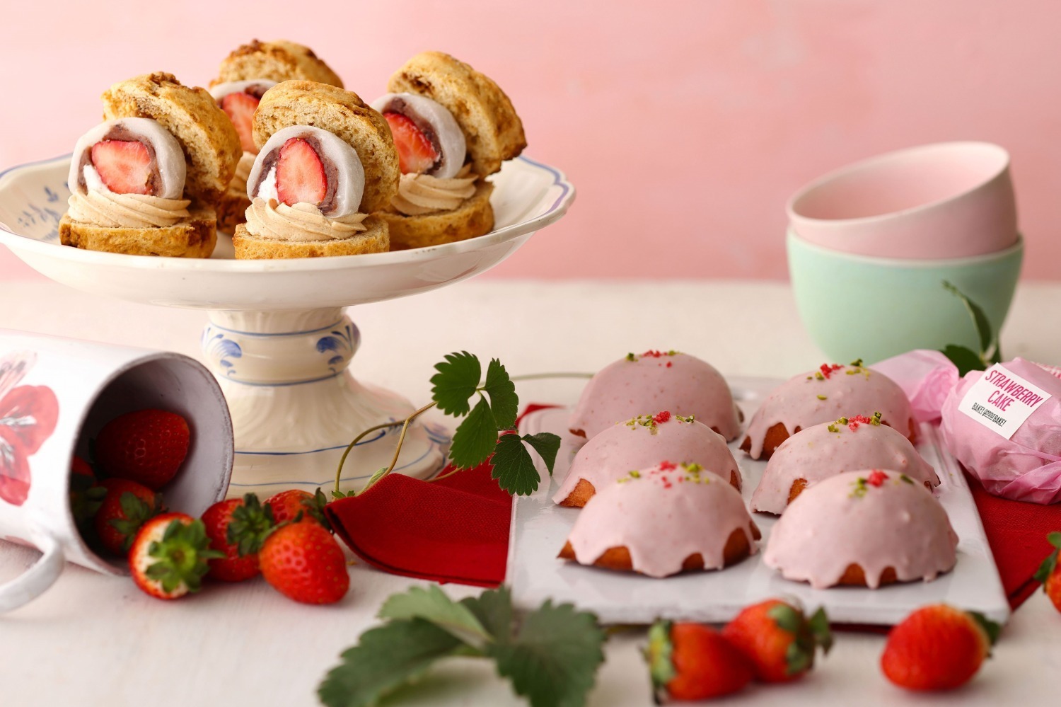 ベイカーズ ゴナ ベイク“いちご大福入り”冬限定スコーン、抹茶やダークチョコなど大人なフレーバーも