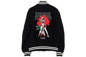 ワイルドサイド ヨウジヤマモト×ヒステリックグラマー、“牡丹の花＆フライングV”刺繍のスタジャンなど