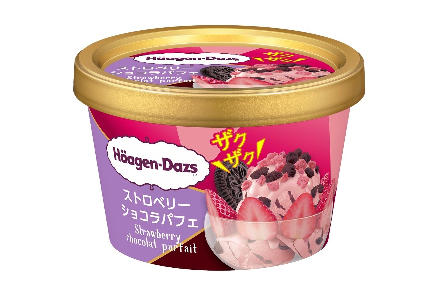 ハーゲンダッツのミニカップ「ストロベリーショコラパフェ」アイスクリーム、ファミマ限定で再登場