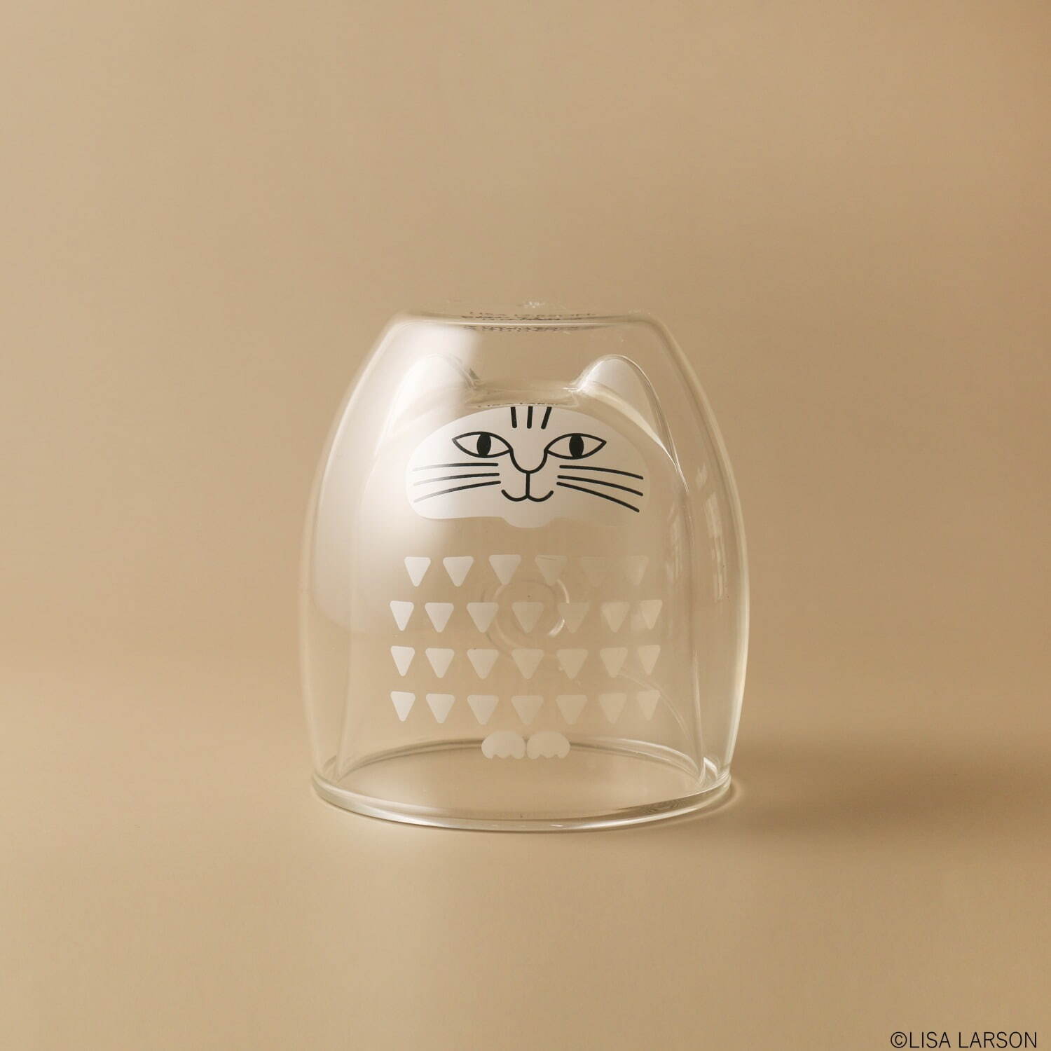 ドリンクを注ぐとリサ・ラーソンの猫「ソルト＆ペッパー」が現れる耐熱グラス、グッドグラスから｜写真3