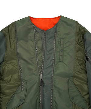 ファセッタズム×アヴィレックス、リバーシブル仕様のMA-1ジャケットや“ファスナー”配したライダース｜写真2