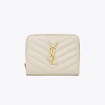 サンローランのウィメンズ＆メンズウォレット、パファー素材やくすみカラーのミニ財布など｜写真4