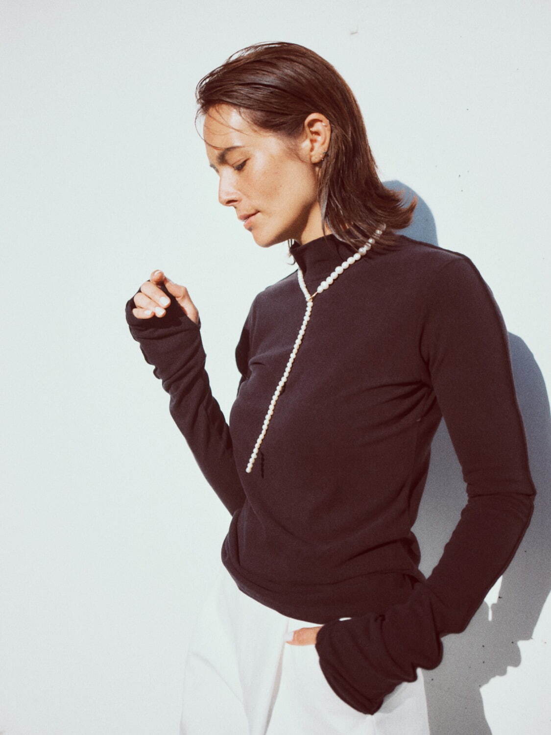 THE NEWHOUSE ROW CAPRI SHORT ザニューハウス THE NEWHOUSE ROW CAPRI SHORT ザニューハウス