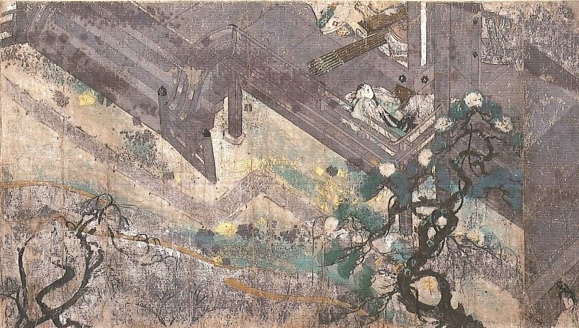 国宝 《寝覚物語絵巻》(部分) 平安時代 大和文華館蔵