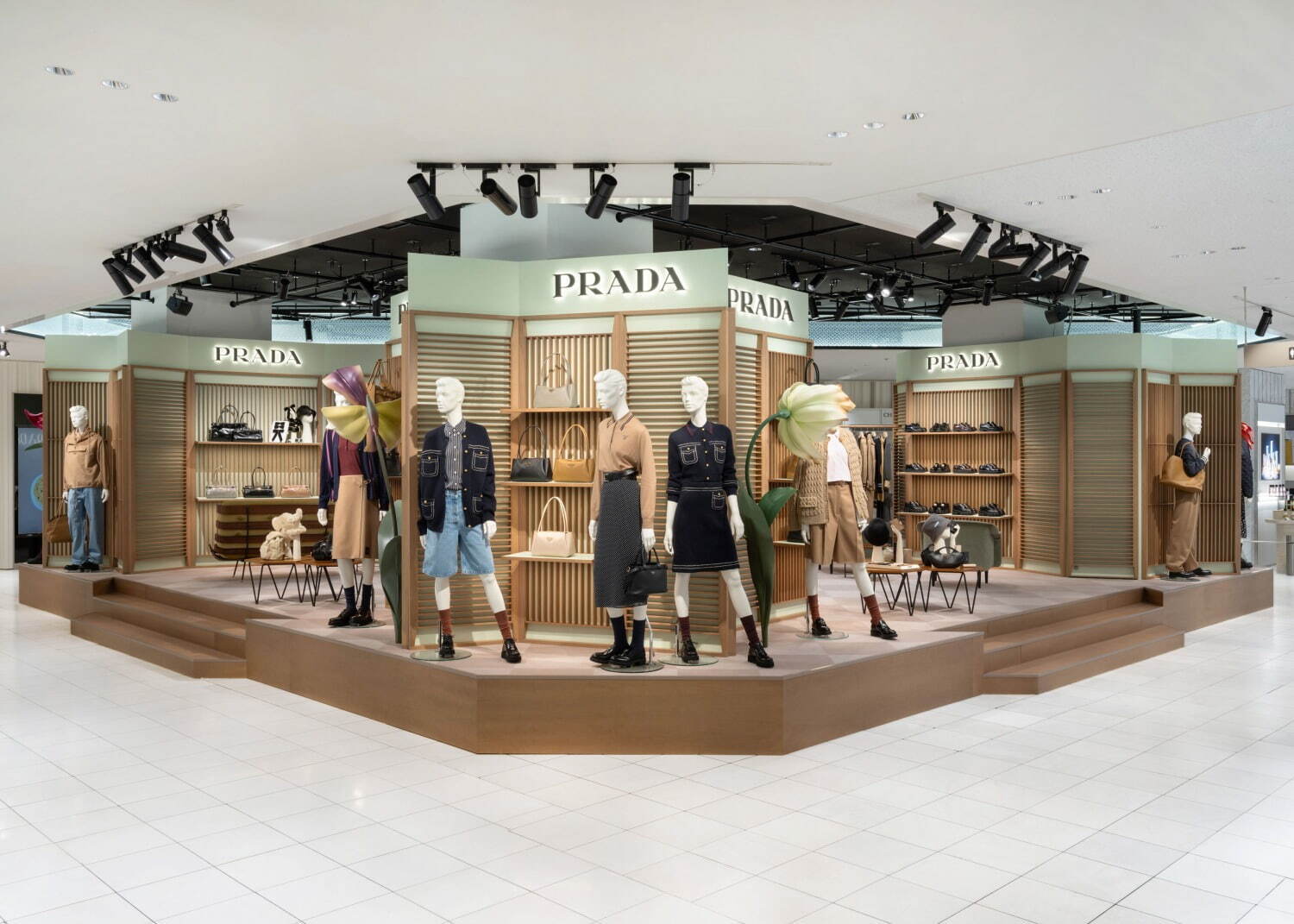 PRADA ローファー ネイビー 箱付美品 Prada シューズ ネイビー 24.5