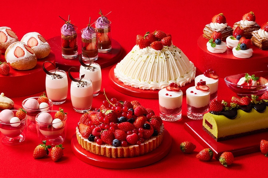 パルフェ｜“苺尽くし”の限定スイーツビュッフェ、ANAインターコンチネンタル別府リゾート＆スパで