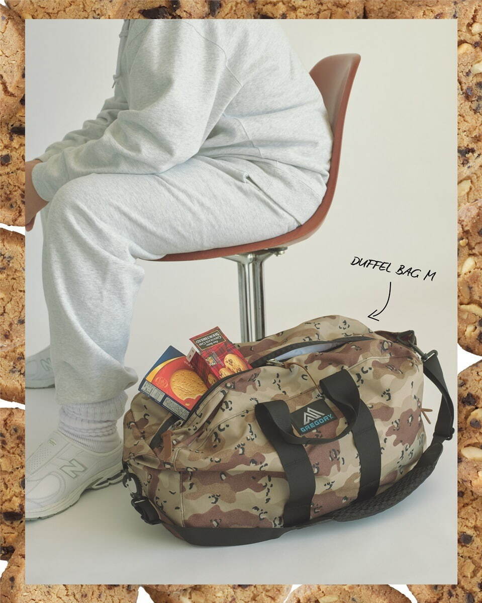 グレゴリー×ビームス ボーイのバッグ、“チョコチップカモ柄”のバックパックやダッフルなど青文字タグで｜写真17