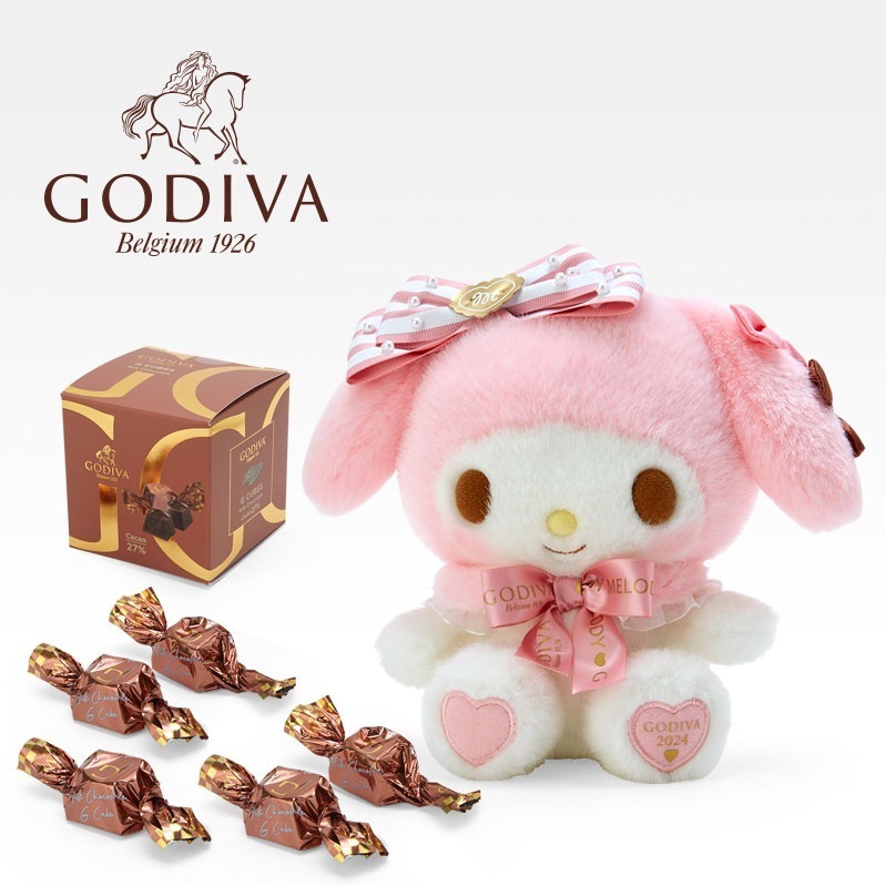 「ドール＆GODIVA 2024 マイメロディ」Gキューブ ミルク 5粒入 6,600円