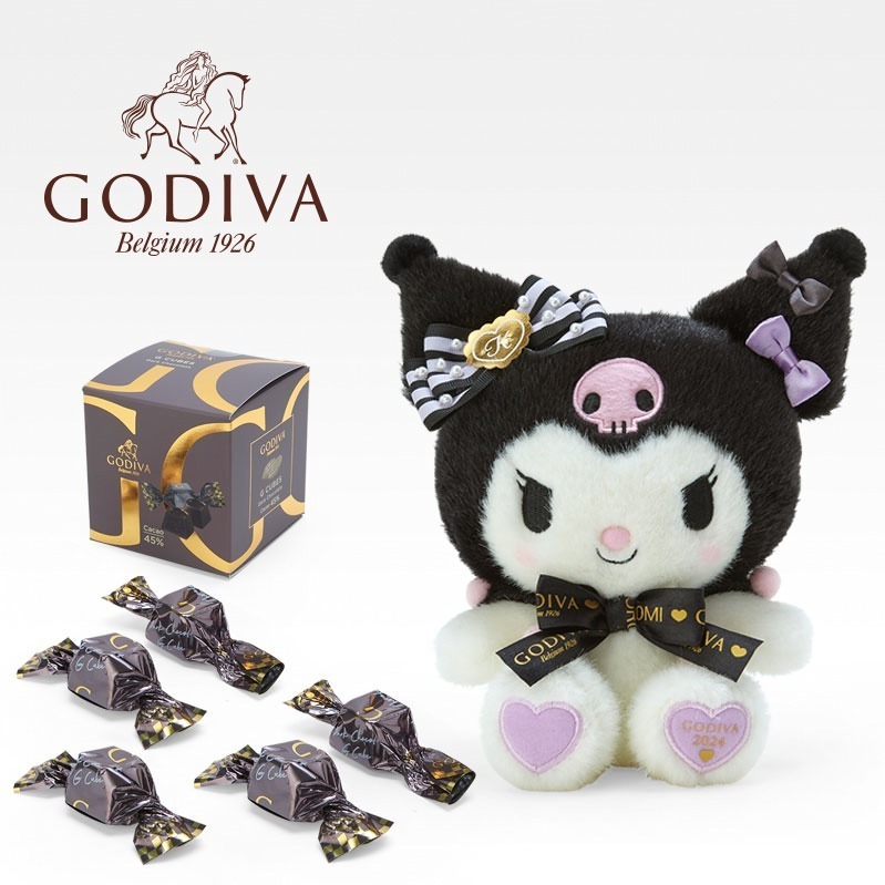 「ドール＆GODIVA 2024 クロミ」Gキューブ ダーク 5粒入 6,600円