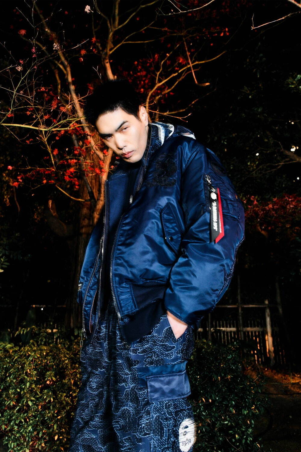 ア ベイシング エイプ(A BATHING APE), アルファ インダストリーズ(ALPHA INDUSTRIES), メディコム・トイ(MEDICOM TOY) 刺し子｜写真6