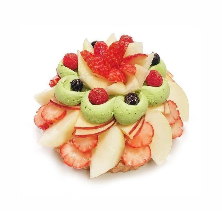カフェコムサ“正月イメージ”の限定ケーキ、苺×洋梨の紅白カラーフルーツや甘酒ムース｜写真2