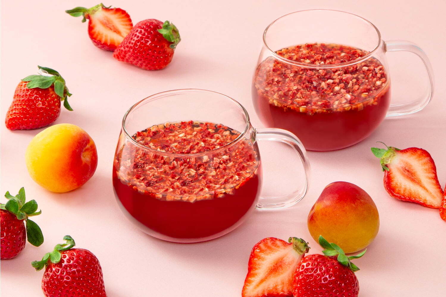 梅酒｜梅体験専門店「蝶矢」“梅×苺”のバレンタイン限定ティードリンク、ダークチョコを忍ばせて