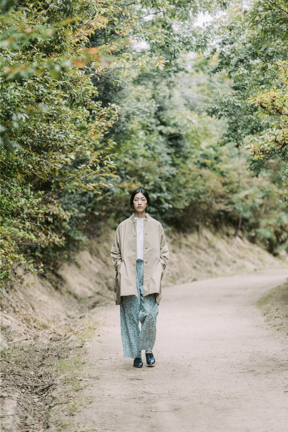 セット 2024年春夏｜female スタンド/ノーカラーコート