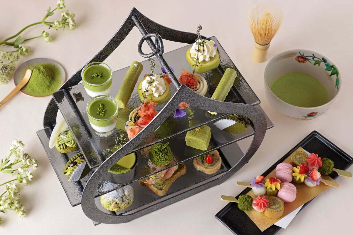 抹茶アフタヌーンティー｜抹茶アフタヌーンティー特集＜2024年版＞有名ホテルで味わえる“濃厚抹茶”＆和スイーツを一挙紹介