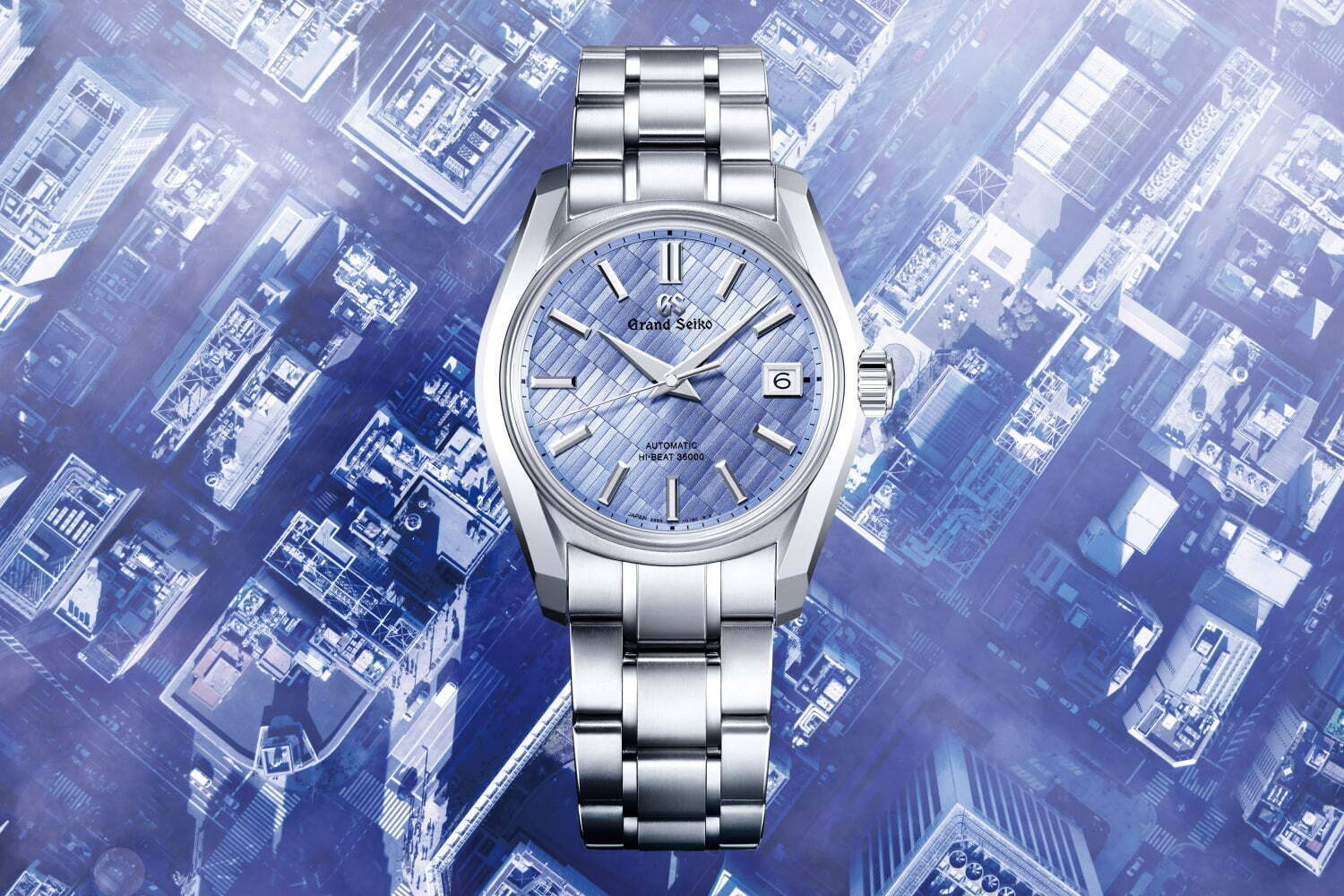 グランドセイコー“銀座の夜明け着想”薄紫色ダイヤルの腕時計、銀座6店舗限定で