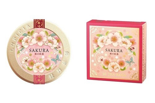 ルピシアの春限定「桜のお茶」"大島桜×ほのかな塩味”のフレーバーティー、華やかデカフェ紅茶も