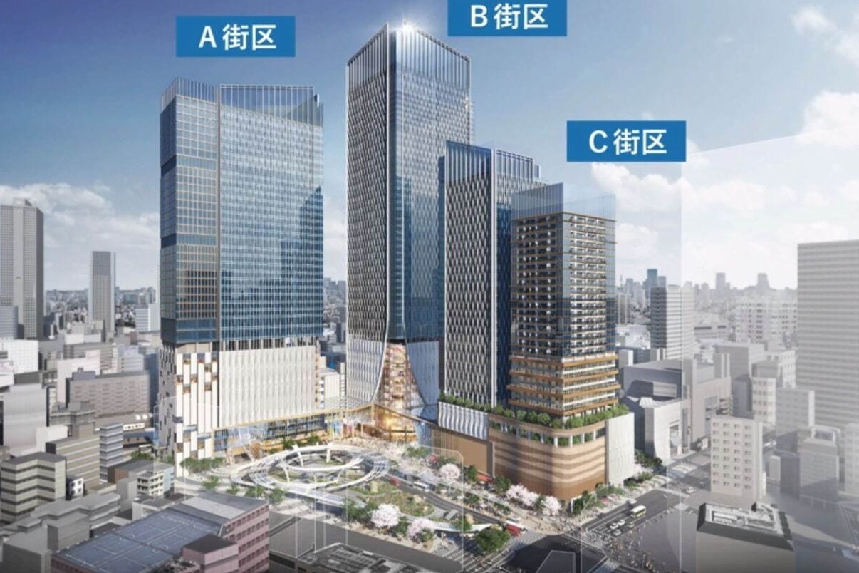 商業施設｜池袋駅西口地区の大規模再開発 - ホテルや商業施設を有する3つの高層複合ビル建設へ、43年完成予定