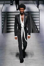 ドルチェ＆ガッバーナ 2024年秋冬メンズコレクション - 光に華やぐ黒｜写真80