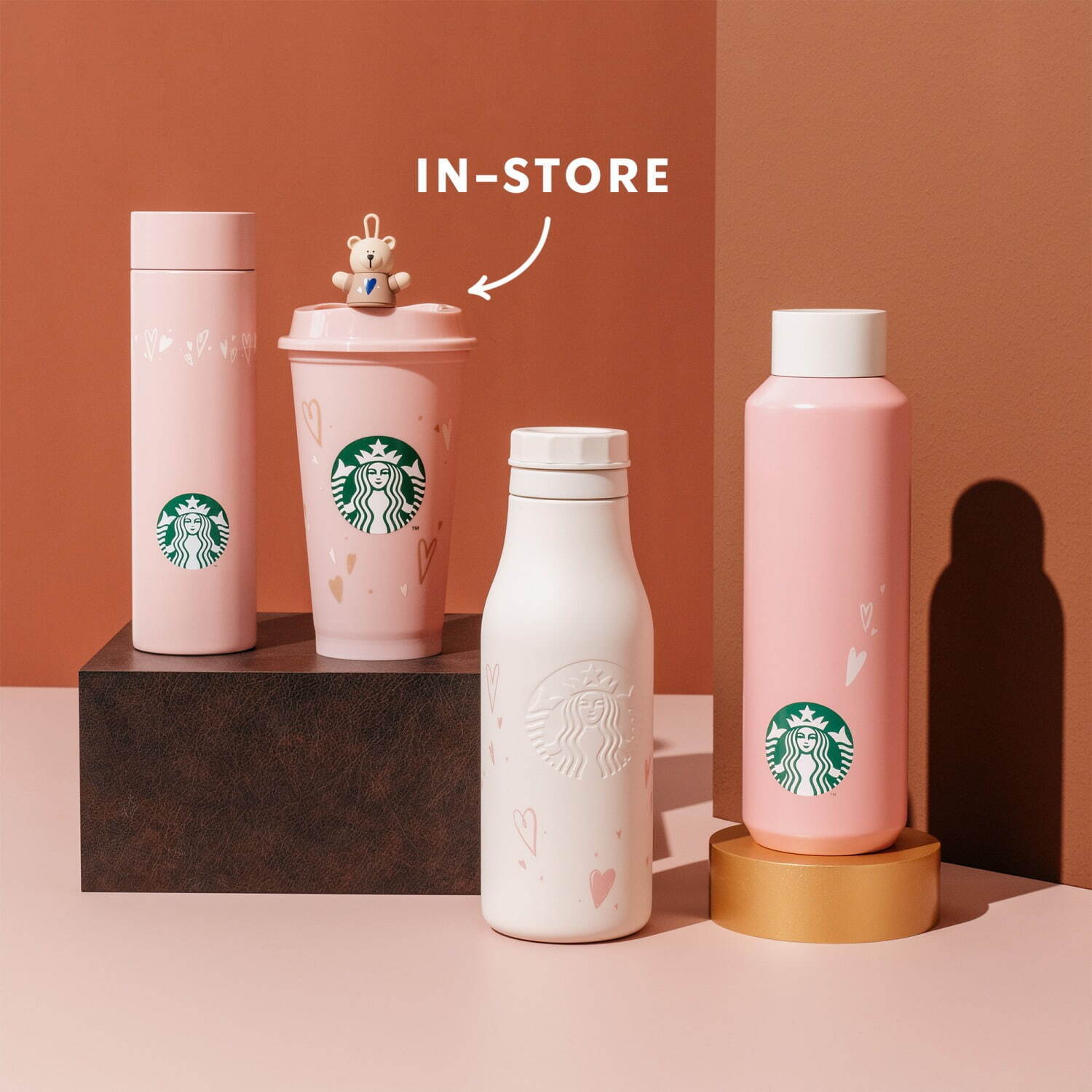 スターバックス新作“チョコ×ハート”モチーフの限定グッズ、“チョコバー”柄のタンブラーやマグなど｜写真41