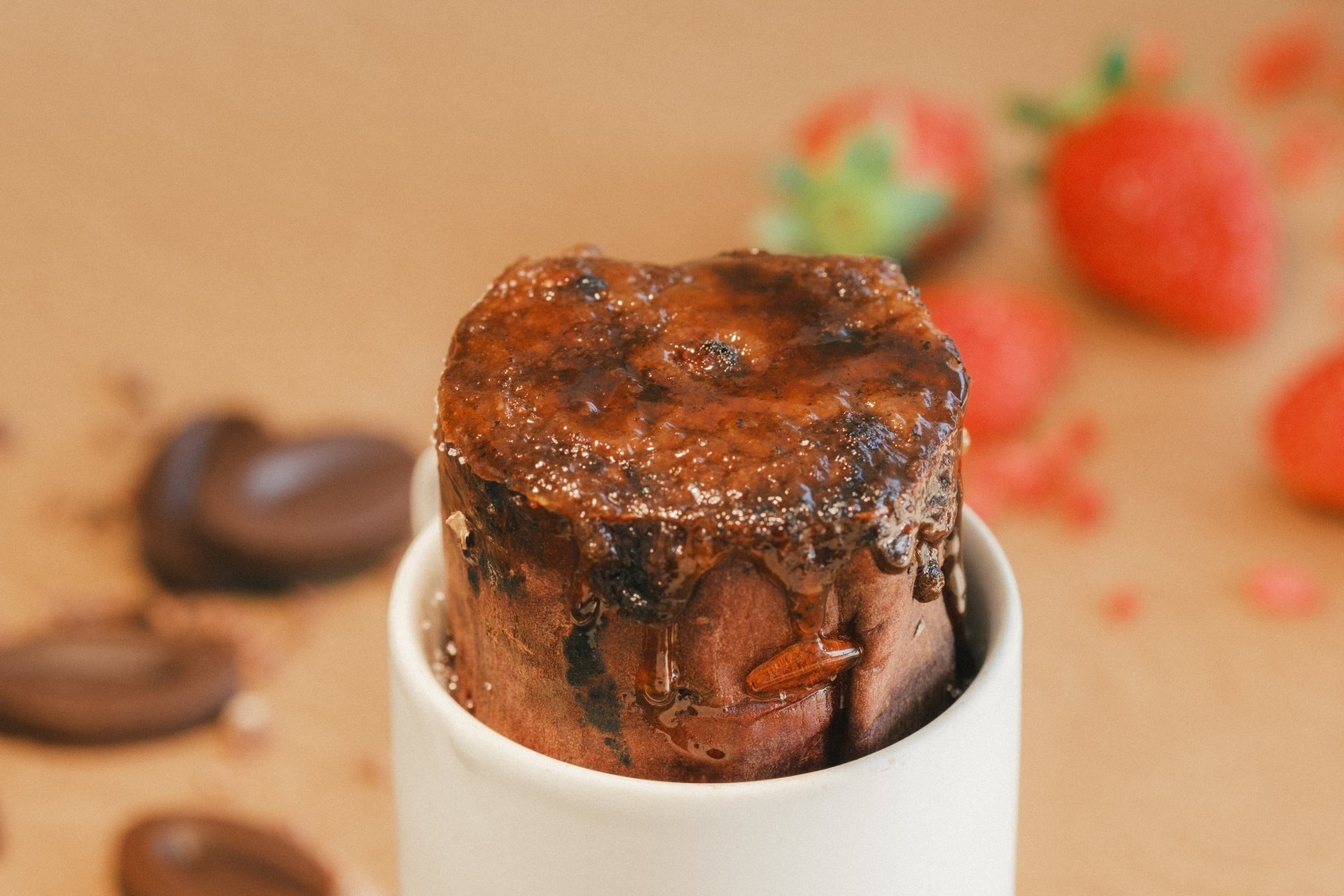 カカオニブ｜「壺芋ブリュレ」バレンタイン限定フレーバーが岐阜・美濃加茂に、とろける焼き芋×ビターチョコクリーム