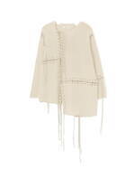 Y's 24年春夏ウェア - 泳ぐ蝶々を描いたローブコートやグラデーションドレス｜写真14