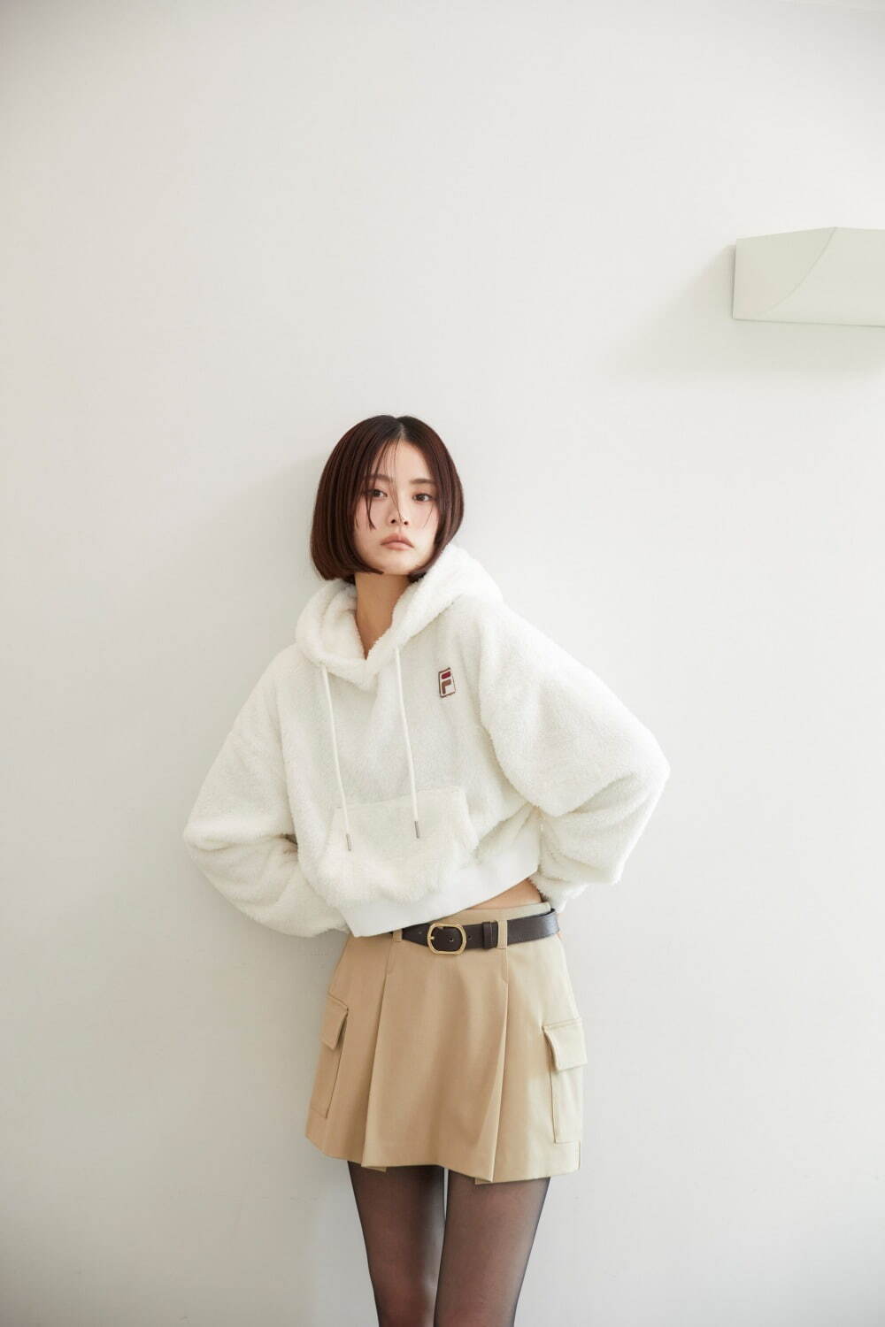 SNIDEL（スナイデル）の「【SNIDEL|FILA】別注パーカー