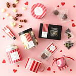 フランフラン24年バレンタイン“おそろい”パッケージの雑貨＆お菓子、赤やピンクのハートデザインなど｜写真1