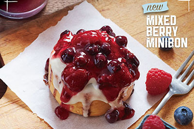 シナボン「シナボン」から、夏限定「ミックスベリー ミニボン」